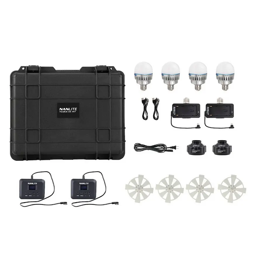 NANLITE PAVOBULB 10C 4KIT 